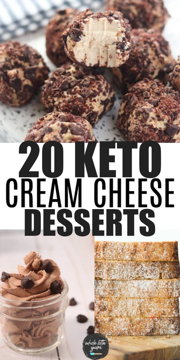 25 Keto Desserts with Cream Cheese Whole Lotta Yum