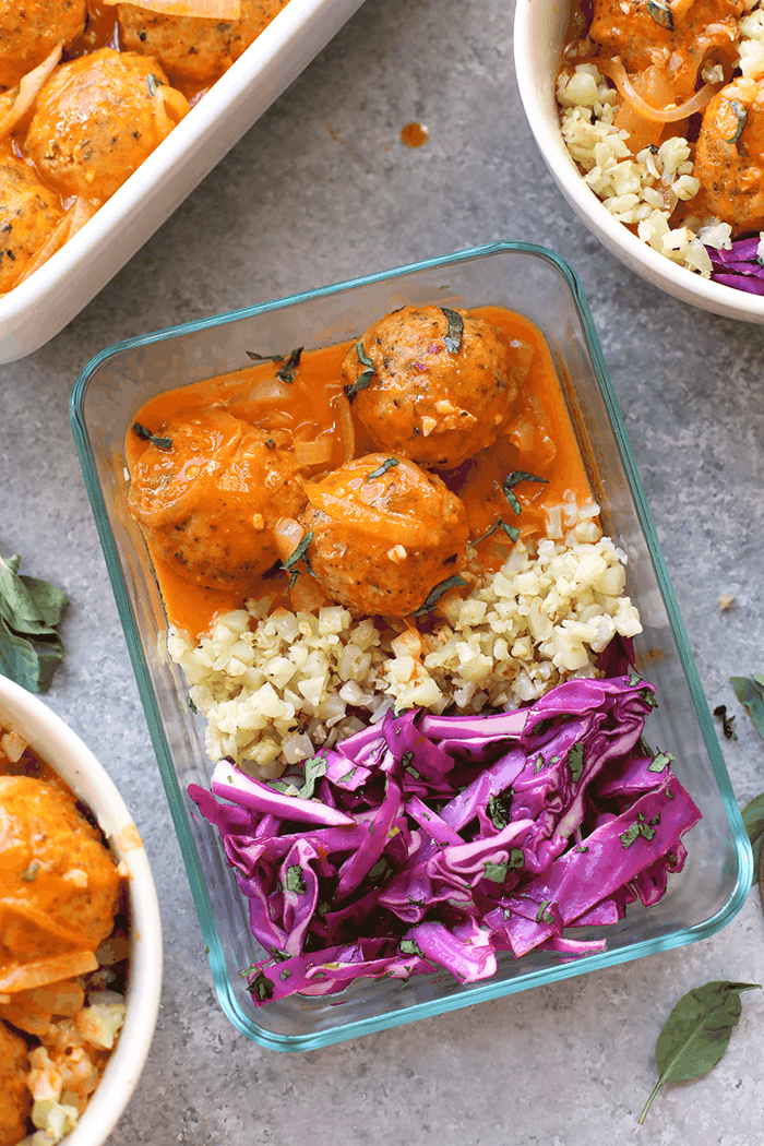 Chicken Burrito Bowl Meal Prep - Whole Lotta Yum