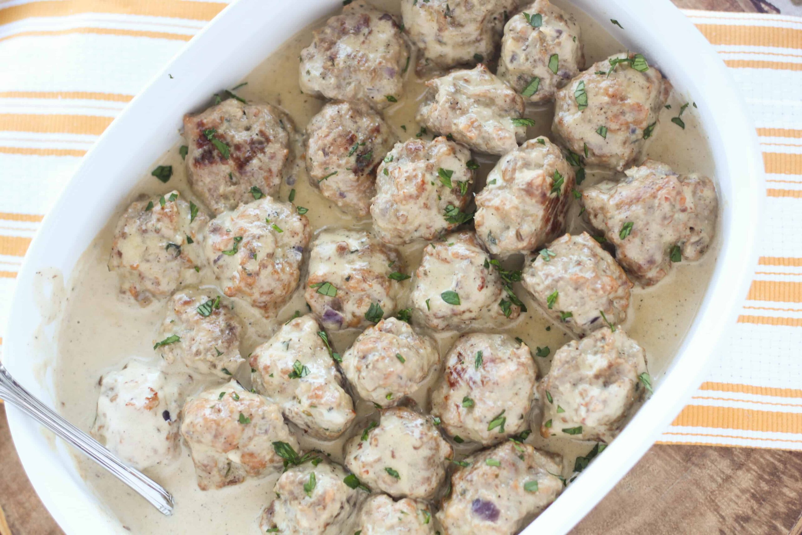 low carb Swedish meatballs