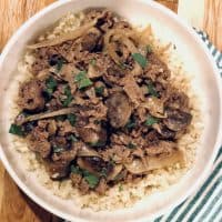 Paleo Keto Beef Stroganoff ~ 20 Min Easy Beef Stroganoff Recipe