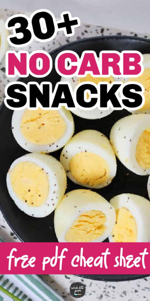 high protein no carb snacks list of foods