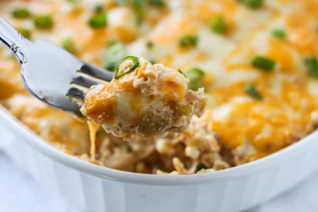 Easy Chicken Green Chili Casserole