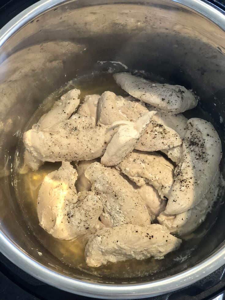 Instant Pot Chicken Tenders (Frozen at start) Whole Lotta Yum
