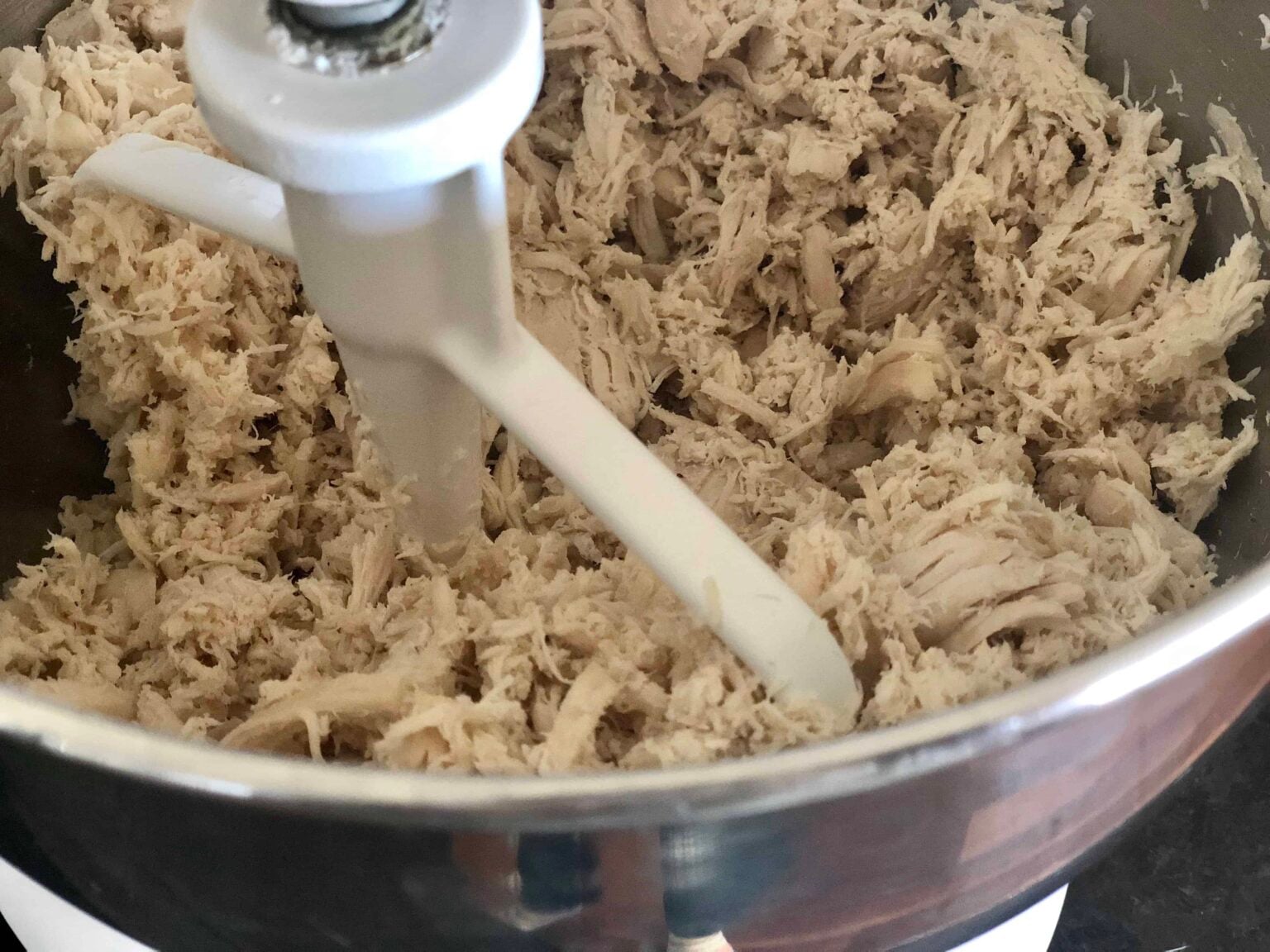 Shred Chicken with Kitchenaid (Other Brands + Hand Mixer Too!)