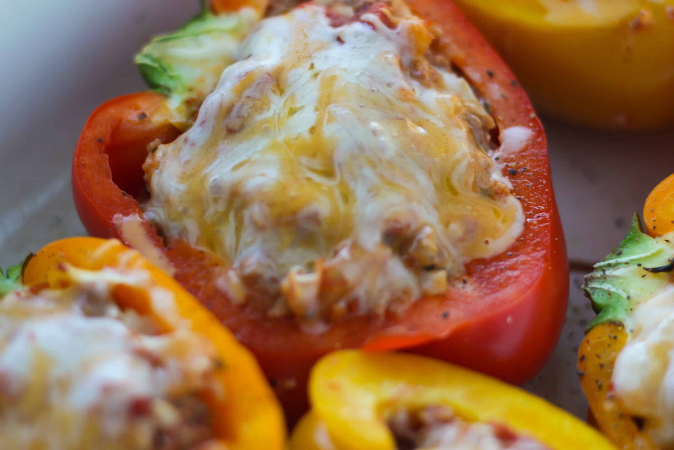 Stuffed bell deals peppers with rice