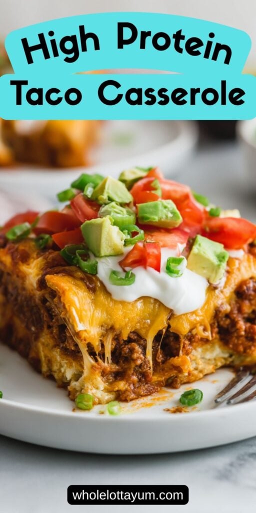 High Protein Taco Casserole