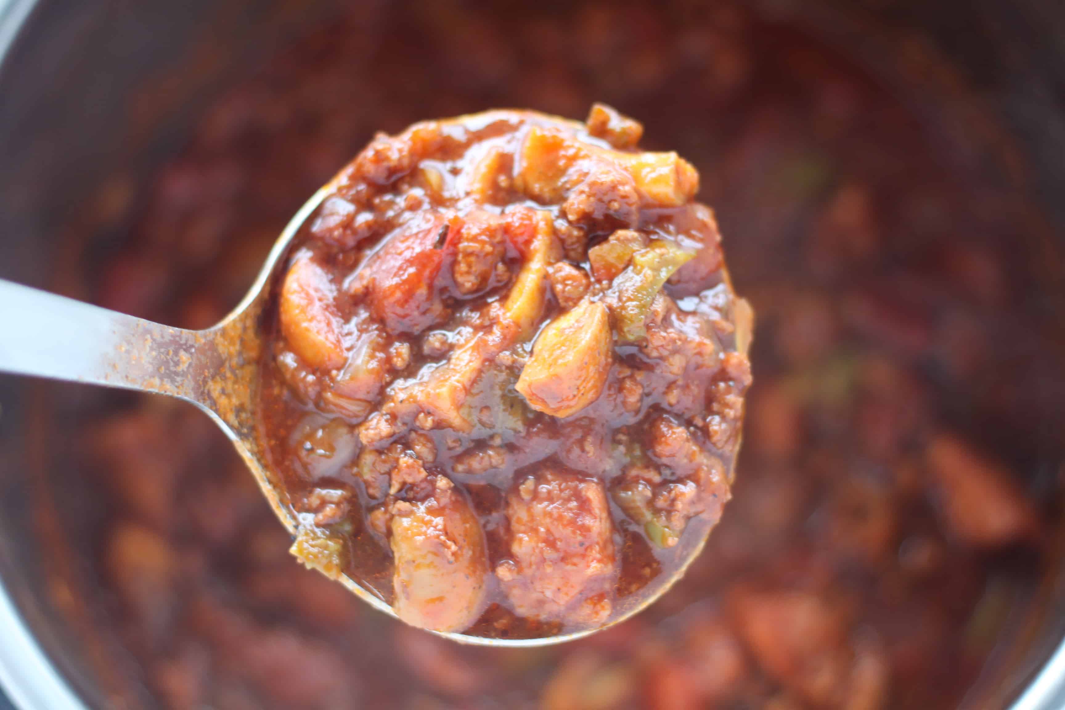 Instant Pot Chili Recipe (No Beans) Low Carb Keto Chili