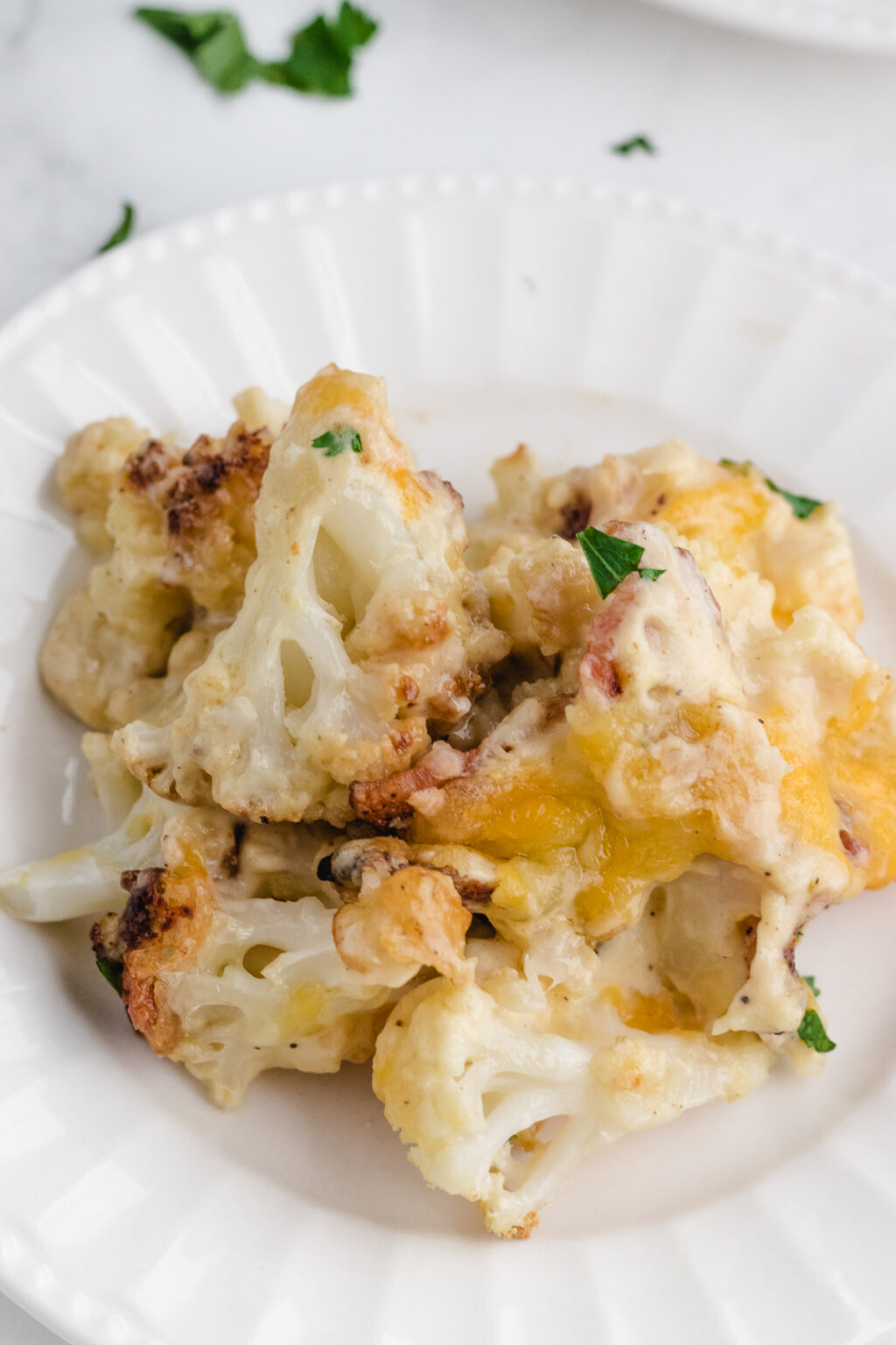 Baked Cauliflower Casserole with Bacon Whole Lotta Yum