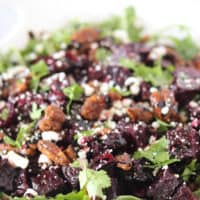 Roast Beetroot Salad with Feta and Candied Pecans