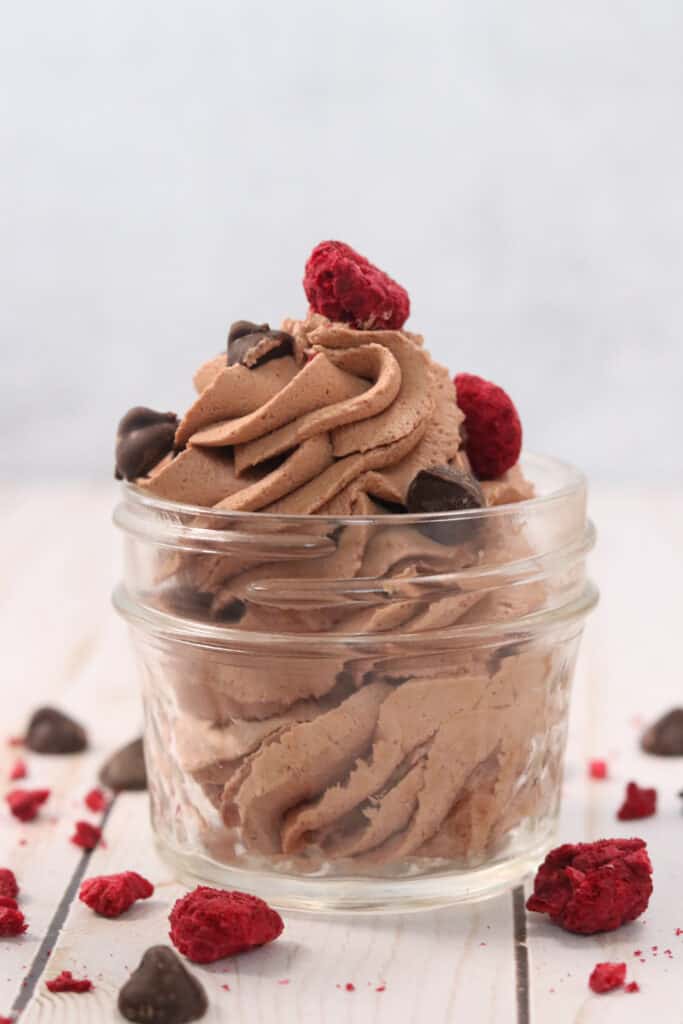 Keto Cream Cheese Chocolate Mousse