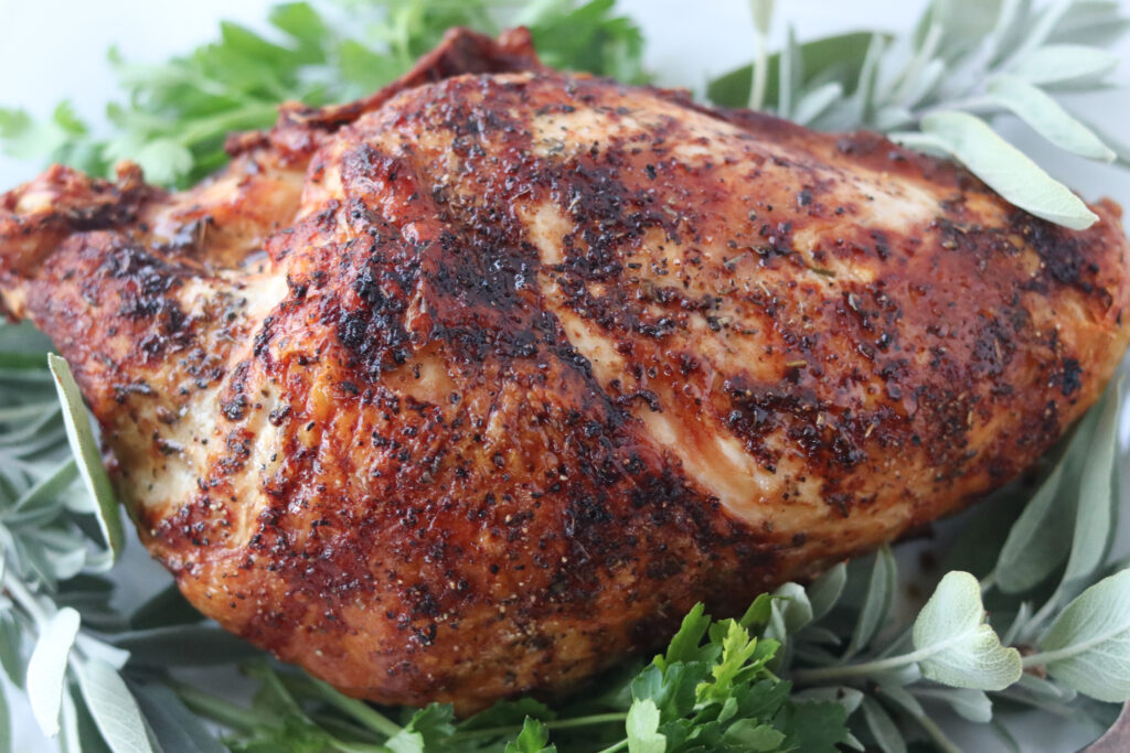 Air Fryer Turkey Breast • Domestic Superhero