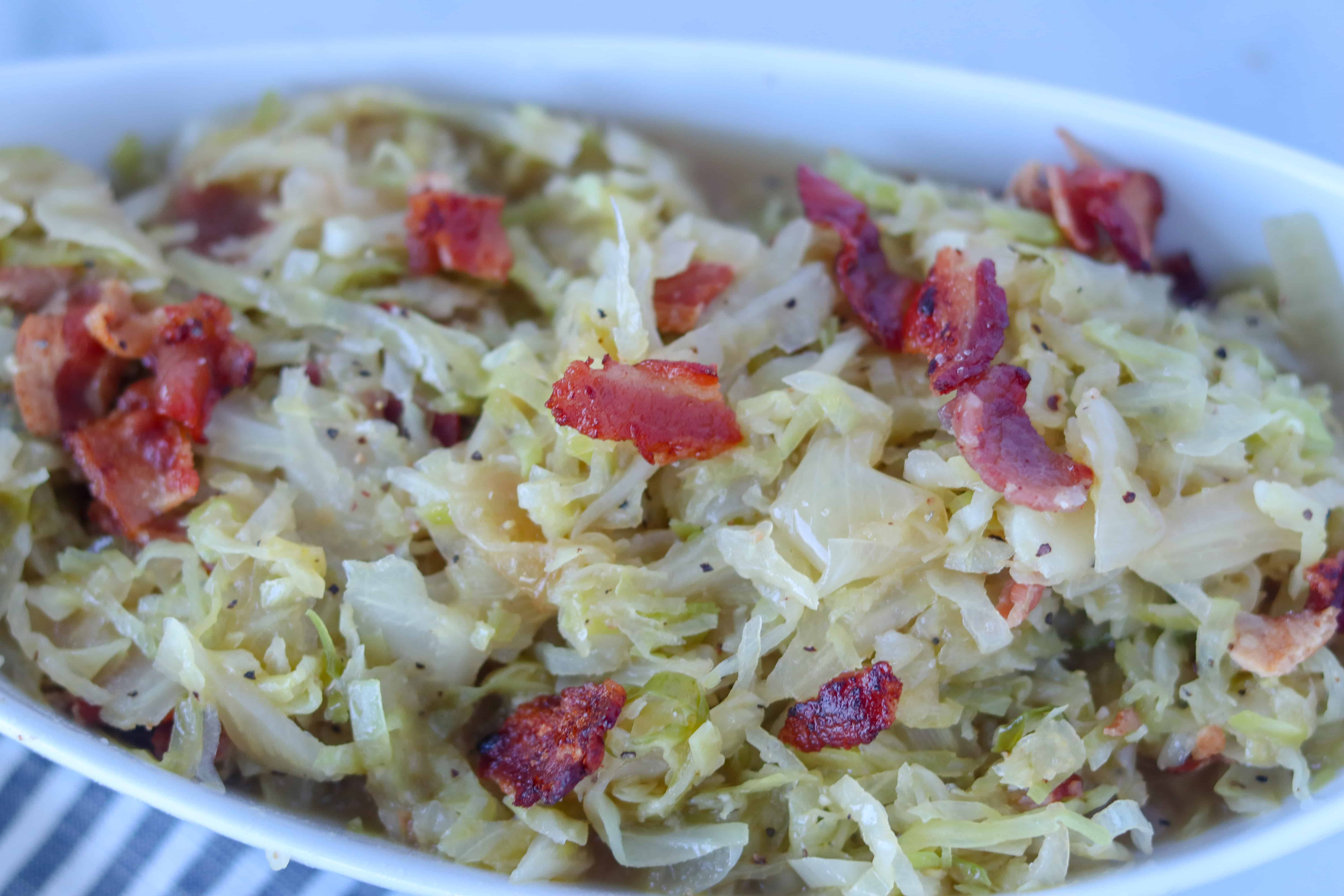 Instant Pot Cabbage and Bacon Whole Lotta Yum