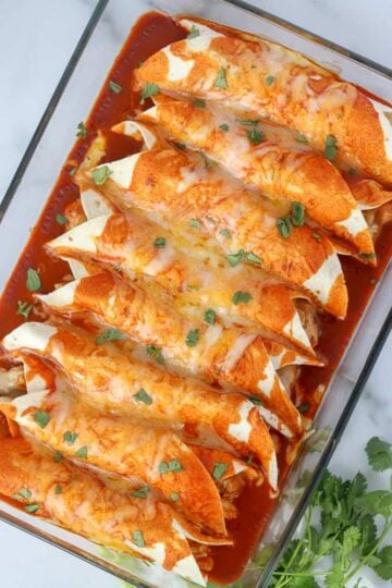 Keto Chicken Enchiladas - protein meals