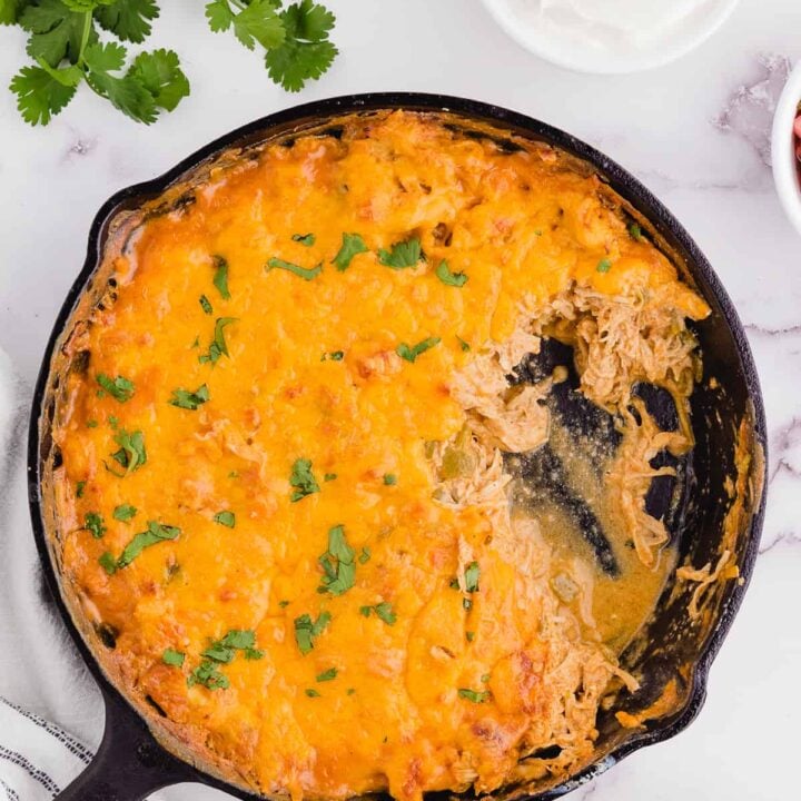 Keto Chicken Enchilada Casserole (No Tortillas) Whole Lotta Yum
