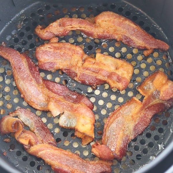 Cooking Bacon in an Air Fryer - Whole Lotta Yum