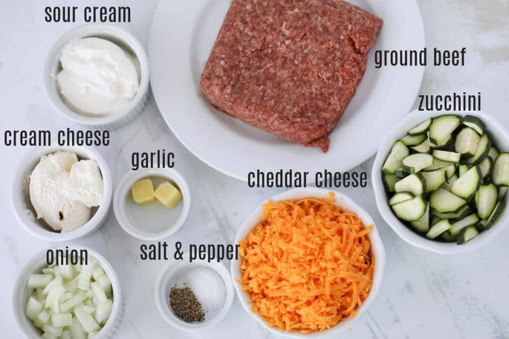 Ground Beef Zucchini Casserole (Keto, Low Carb, GF) Whole Lotta Yum