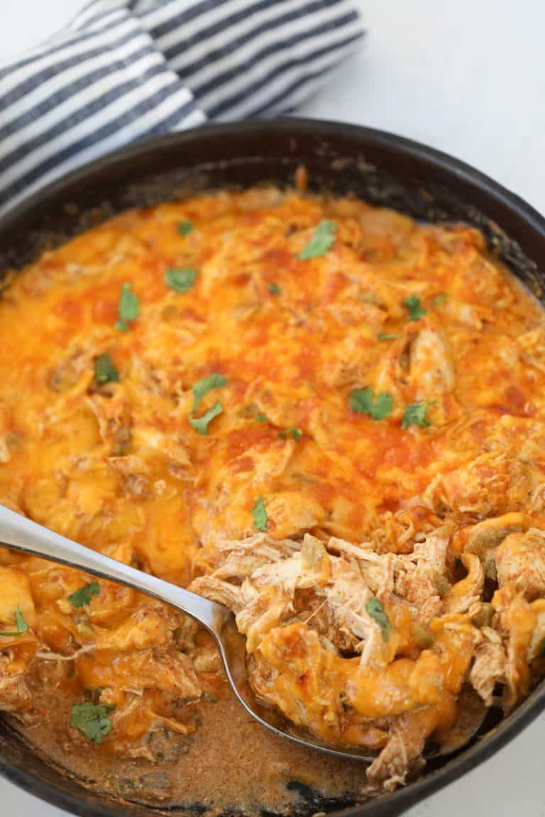 Keto Chicken Enchilada Casserole (No Tortillas) Whole Lotta Yum