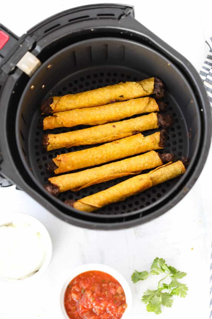 Frozen Taquitos in Air Fryer Whole Lotta Yum