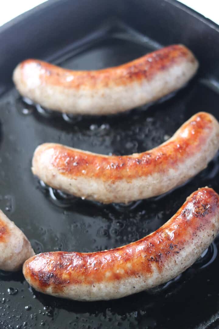 10 Minute Brats and Sauerkraut (Slow Cooker Recipe) Whole Lotta Yum