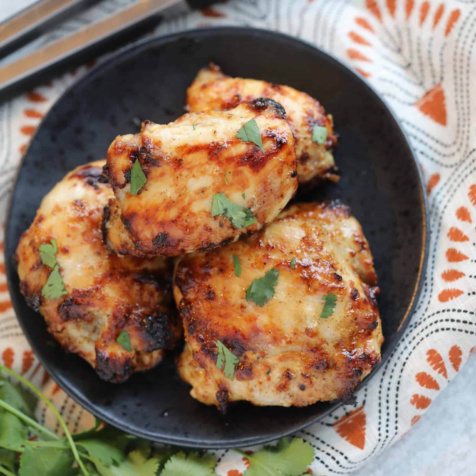 Honey Mustard Frozen Chicken Thighs in Air Fryer Whole Lotta Yum