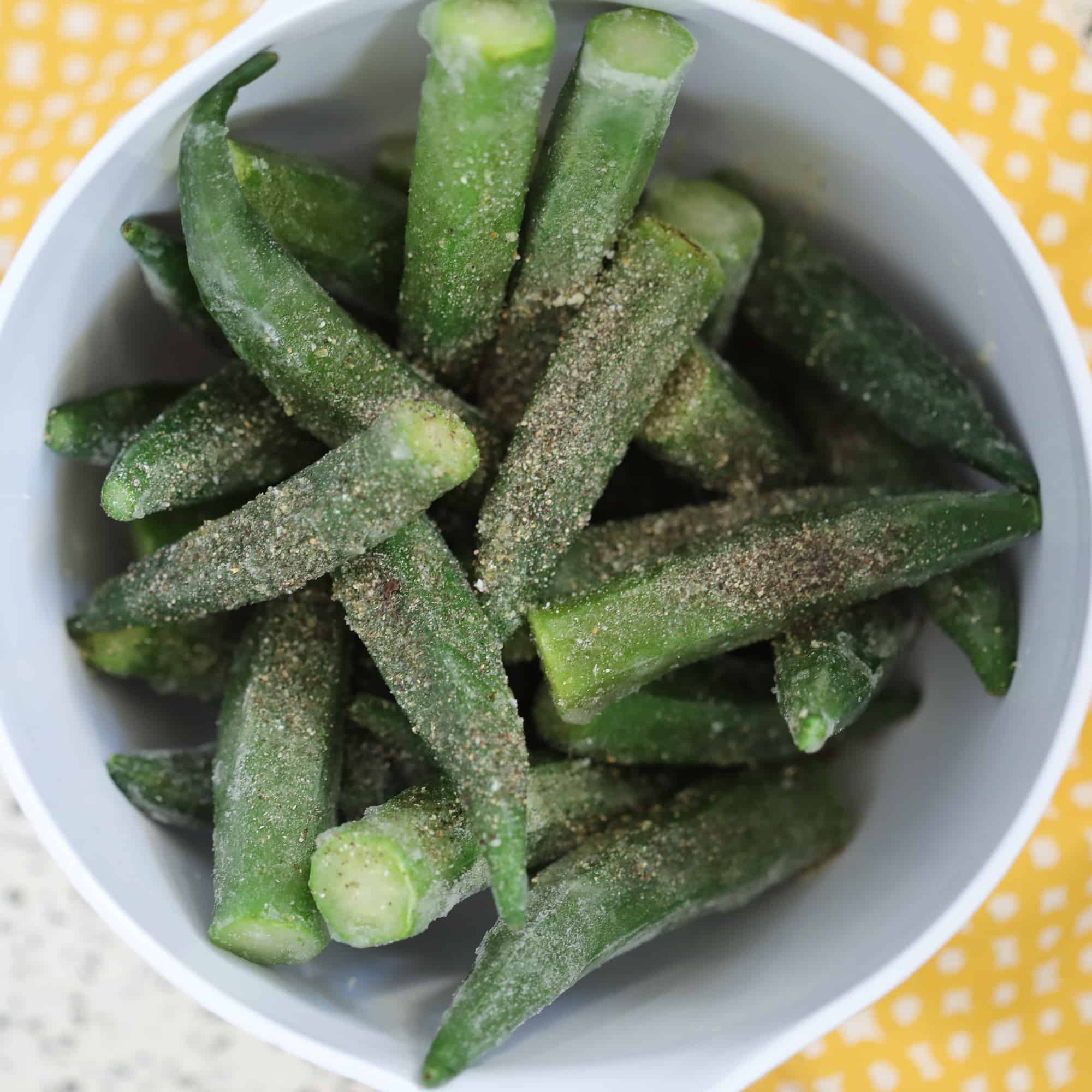 Air Fryer Frozen Okra Whole Lotta Yum