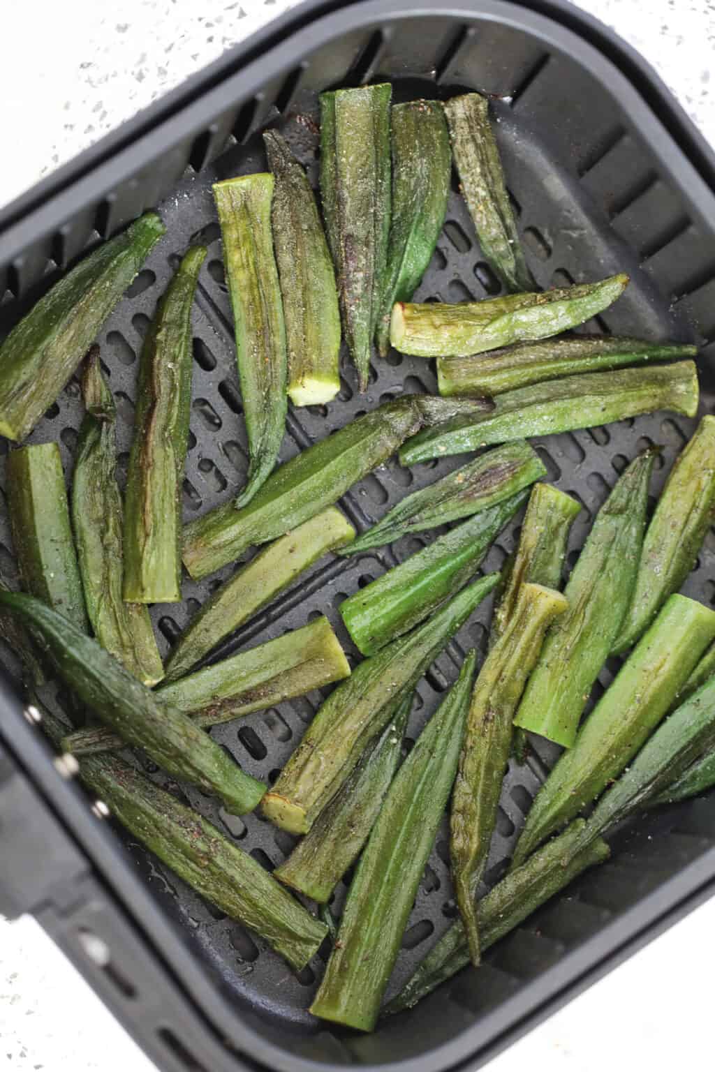 Air Fryer Frozen Okra Whole Lotta Yum