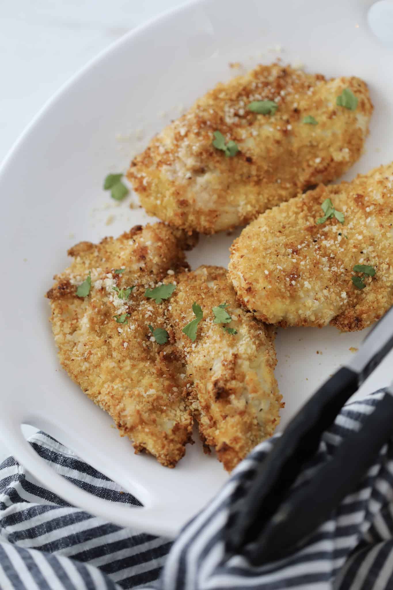 Breaded Air Fried Chicken Cutlets Whole Lotta Yum