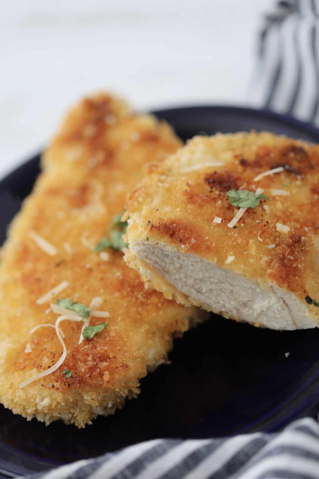 Baked Breaded Chicken Cutlets Whole Lotta Yum