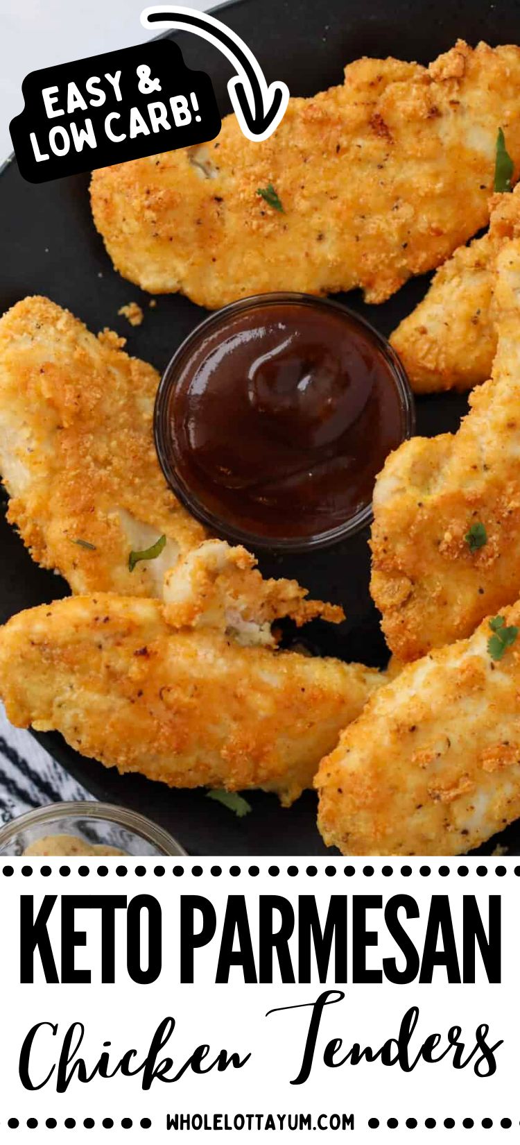 keto air fryer chicken tenderloins with parmesan crust pinterest pin