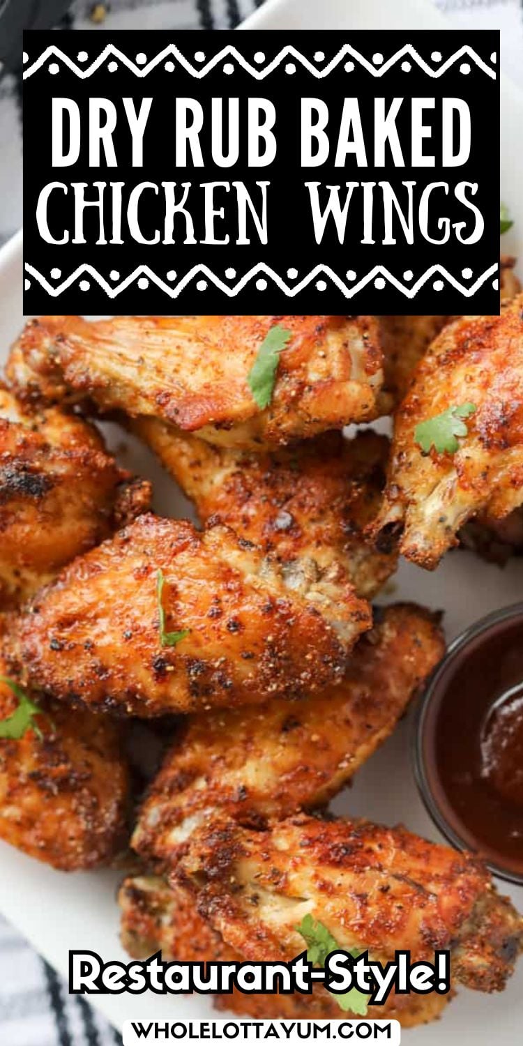 dry rub baked chicken wings