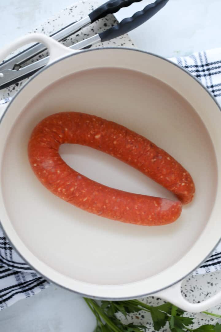 Perfect Boiled Kielbasa (Polish Sausage) Whole Lotta Yum