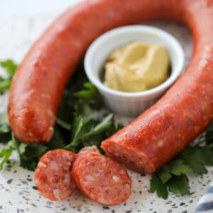 how to boil kielbasa sausage on the stove
