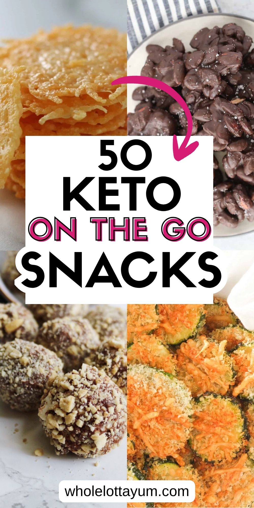keto on the go snacks pin