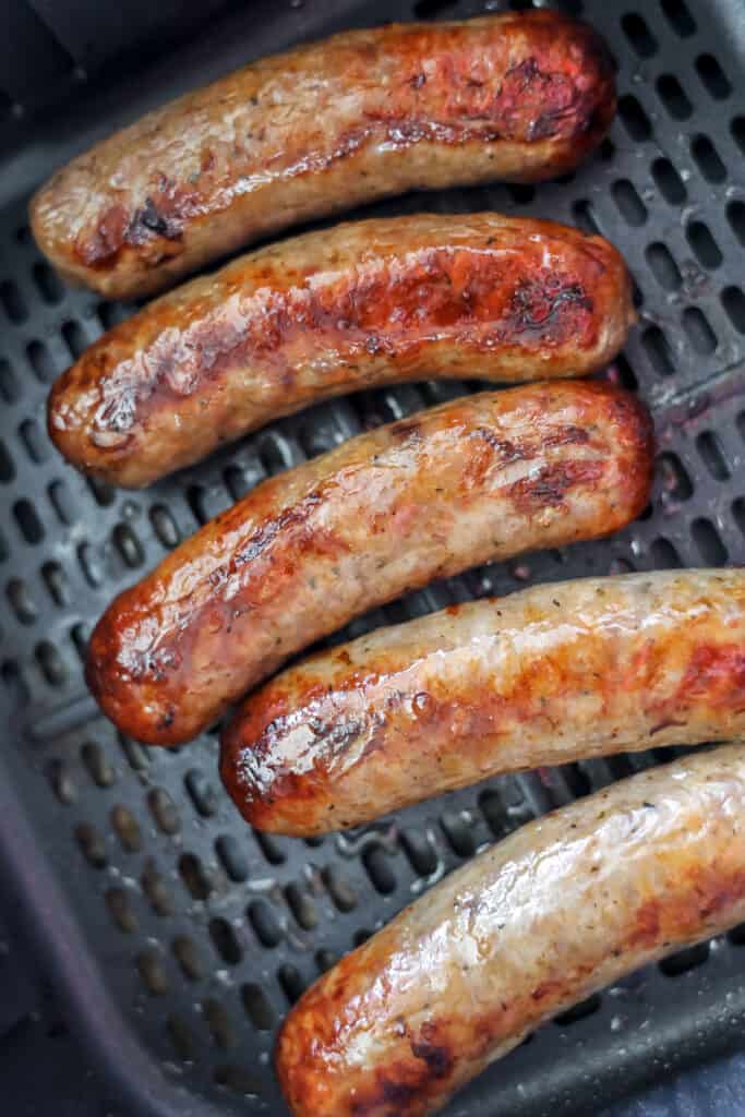 How to Air Fry Frozen Sausage (Italian Sausage, Chicken, Brats)