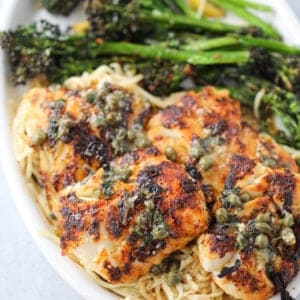 blacken cod finished dish