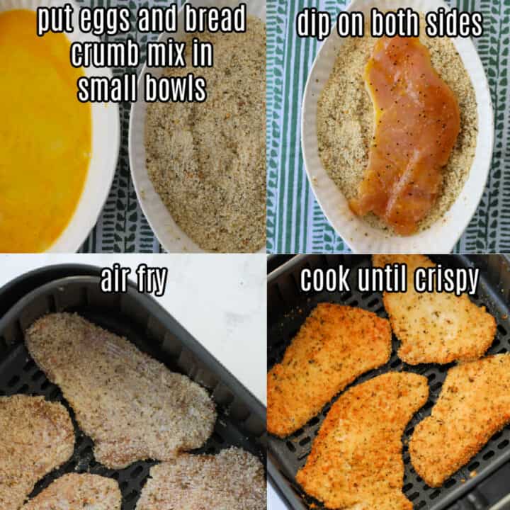 Crispy Air Fryer Turkey Cutlets (BEST Easy Recipe!)