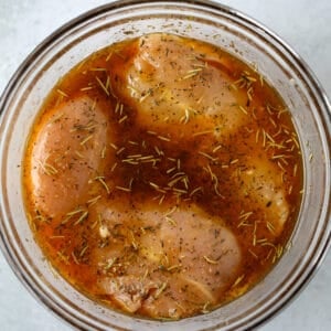 recipe for marinating turkey tenderloins in the sauce before cooking