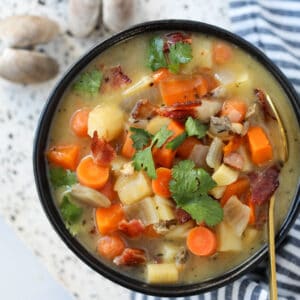 clam chowder without dairy