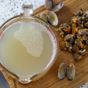 clam juice recipe finished dish