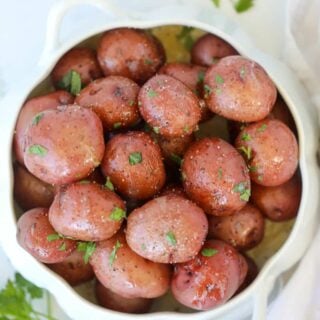instant pot steamed potatoes in bowl1
