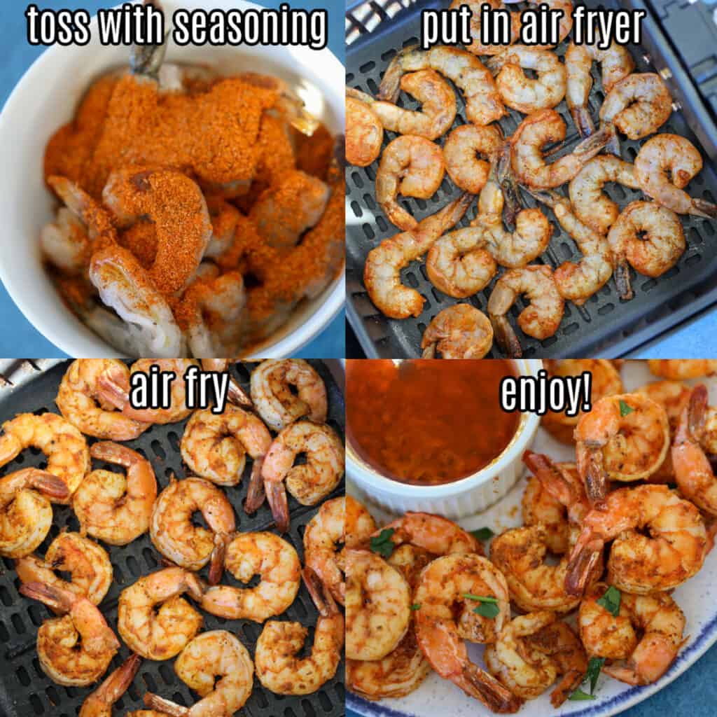 Air Fryer Old Bay Shrimp - The Six Figure Dish