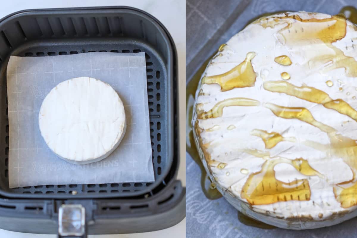 Air Fryer Brie with Honey Whole Lotta Yum