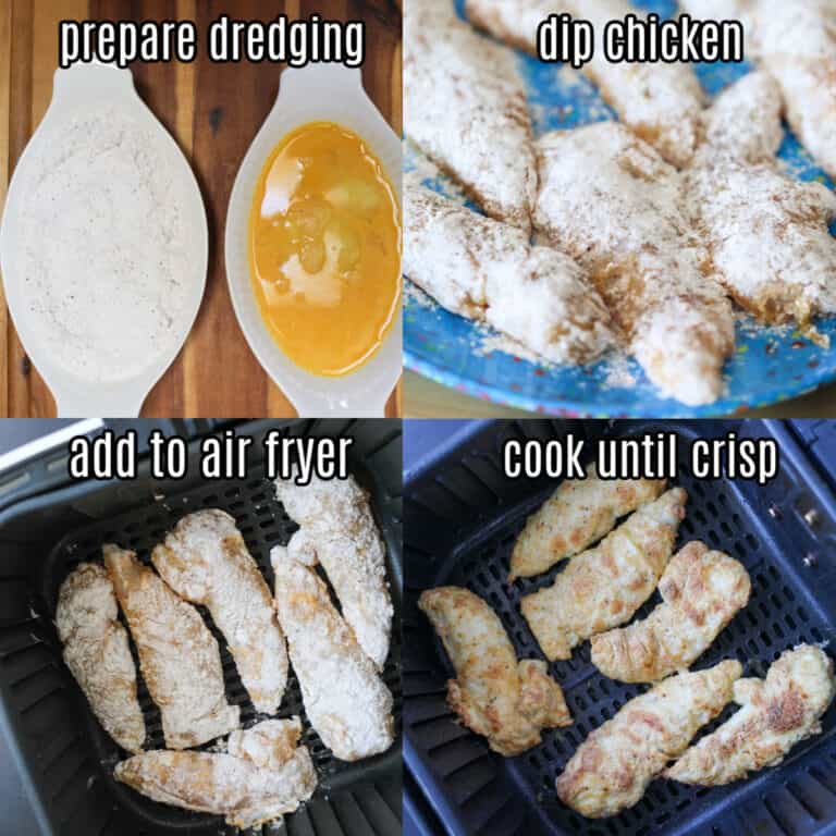 Air Fryer Chicken Tenders (With Flour No Breadcrumbs)