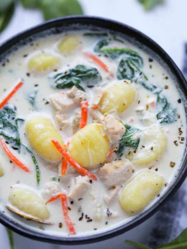 Olive Garden Chicken Gnocchi Soup Whole Lotta Yum