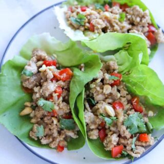asian chicken lettuce wraps 1 simple and healthy recipe