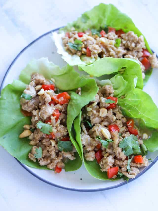 Asian chicken lettuce wraps (BEST PF Chang's Copycat) Whole Lotta Yum
