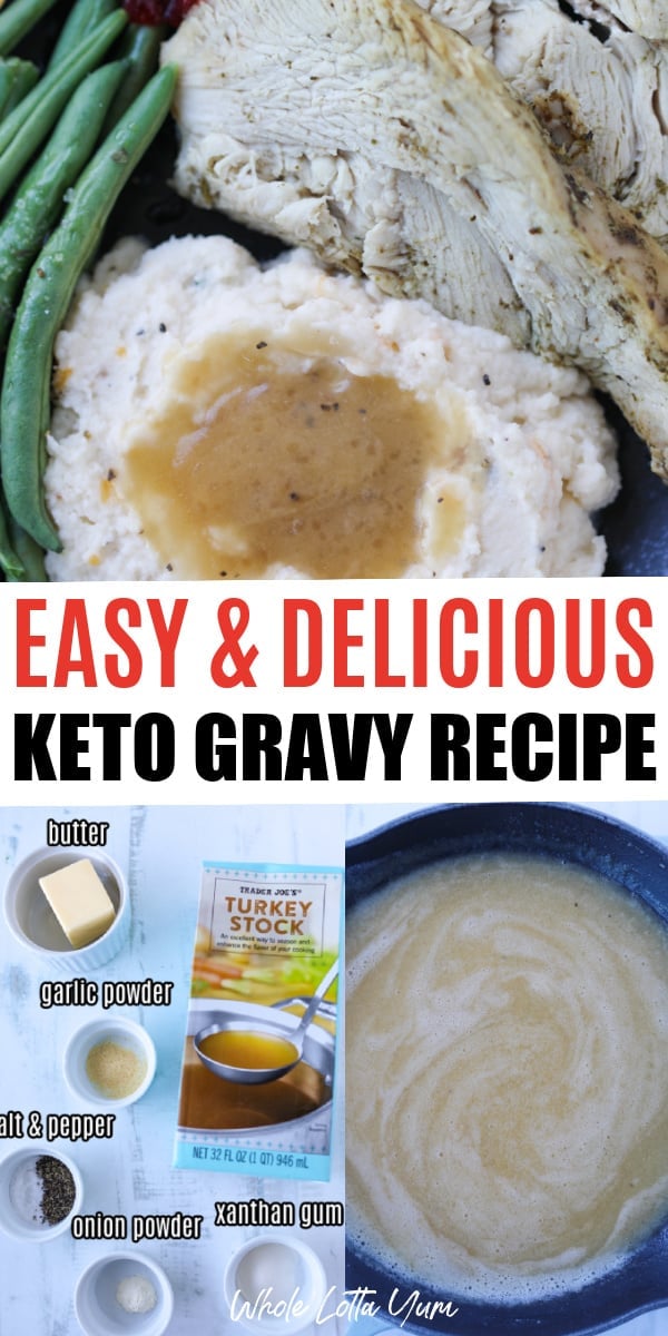 Easy Make Ahead Keto Turkey Gravy (with Xantham Gum)