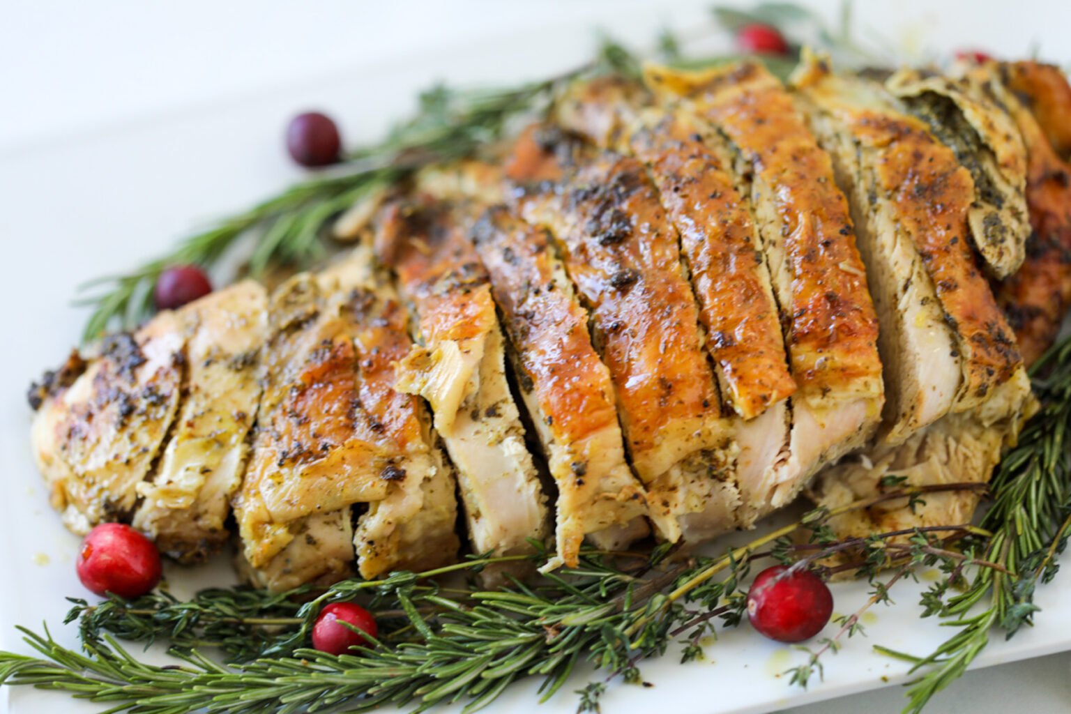 Herb Roast Half Turkey Breast Recipe (Split Turkey Breast)