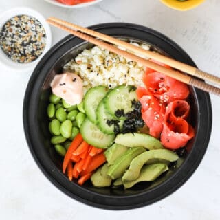 15 Min Smoked Salmon Sushi Bowl - Whole Lotta Yum
