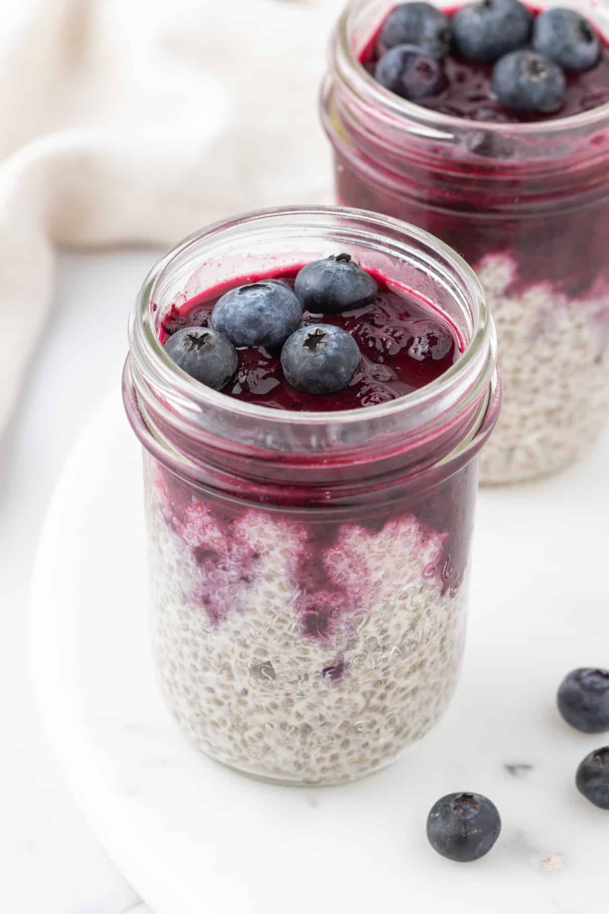 Blueberry Chia Pudding (with Almond Milk) Whole Lotta Yum